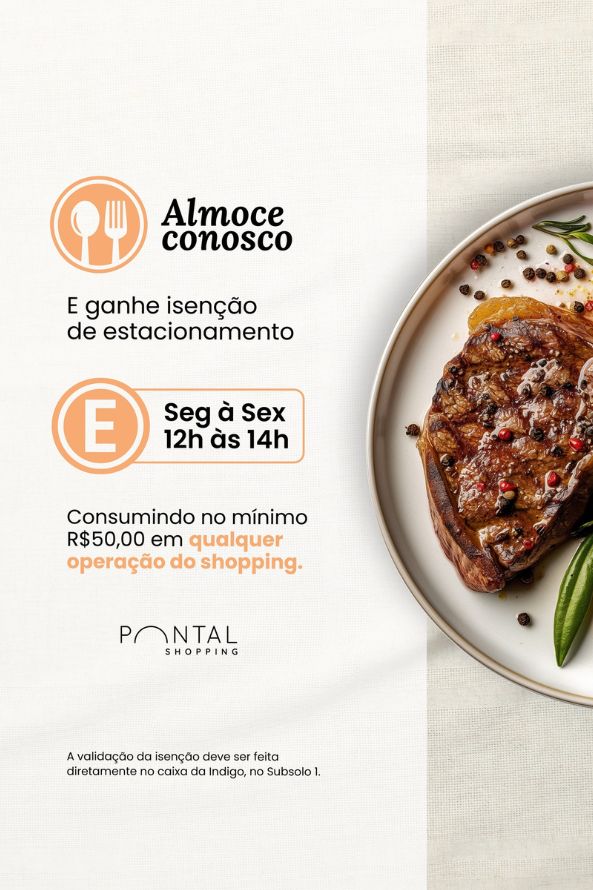Almoce Conosco no Pontal Shopping